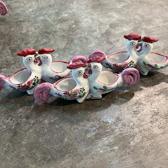 Luneville St Clement France Salt and pepper holders RARE VINTAGE France - Picture 2 of 13